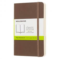 Блокнот Moleskine CLASSIC SOFT Pocket 90 x 140 мм 192 стр. нелинованный мягкая обложка коричневый