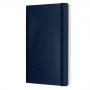 Блокнот Moleskine CLASSIC SOFT Large 130 х 210 мм 192 стр. линейка мягкая обложка синий сапфир