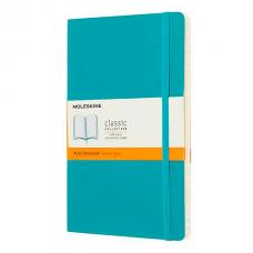 Блокнот Moleskine CLASSIC SOFT Large 130 х 210 мм 192 стр. линейка мягкая обложка голубой