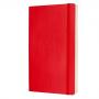 Блокнот Moleskine CLASSIC SOFT Large 130 х 210 мм 192 стр. линейка мягкая обложка красный