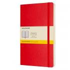 Блокнот Moleskine CLASSIC SOFT Large 130 х 210 мм 192 стр. клетка мягкая обложка красный