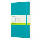 Блокнот Moleskine CLASSIC SOFT Large 130 х 210 мм 192 стр. нелинованный мягкая обложка голубой