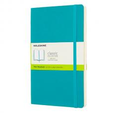 Блокнот Moleskine CLASSIC SOFT Large 130 х 210 мм 192 стр. нелинованный мягкая обложка голубой