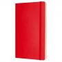 Блокнот Moleskine CLASSIC SOFT Large 130 х 210 мм 192 стр. нелинованный мягкая обложка красный