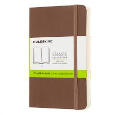 Блокнот Moleskine CLASSIC SOFT Large 130 х 210 мм 192 стр. нелинованный мягкая обложка коричневый