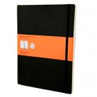 Блокнот Moleskine CLASSIC SOFT XLarge 190 х 250 мм 192 стр. линейка мягкая обложка черный