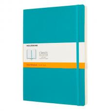 Блокнот Moleskine CLASSIC SOFT XLarge 190 х 250 мм 192 стр. линейка мягкая обложка голубой