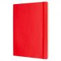 Блокнот Moleskine CLASSIC SOFT XLarge 190 х 250 мм 192 стр. линейка мягкая обложка красный