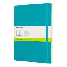 Блокнот Moleskine CLASSIC SOFT XLarge 190 х 250 мм 192 стр. нелинованный мягкая обложка голубой