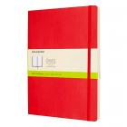 Блокнот Moleskine CLASSIC SOFT XLarge 190 х 250 мм 192 стр. нелинованный мягкая обложка красный