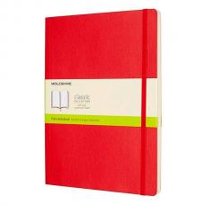 Блокнот Moleskine CLASSIC SOFT XLarge 190 х 250 мм 192 стр. нелинованный мягкая обложка красный