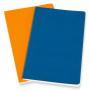 Блокнот Moleskine VOLANT Large 130 х 210 мм 96 стр. нелинованный мягкая обложка синий, желтый янтарный (2шт)