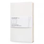 Блокнот Moleskine VOLANT Large 130 х 210 мм 96 стр. нелинованный мягкая обложка белый (2шт)