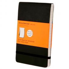 Блокнот Moleskine REPORTER SOFT Pocket 90 x 140 мм 192 стр. линейка мягкая обложка черный