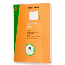 Блокнот Moleskine EVERNOTE XLarge 190 х 250 мм обложка картон 120 стр. клетка бежевый (2шт)