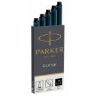 Черные картриджи Parker Quink Cartridges Black 5шт