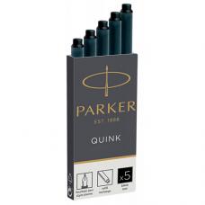 Черные картриджи Parker Quink Cartridges Black 5шт
