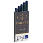 Синие картриджи Parker Quink Cartridges Blue 5шт