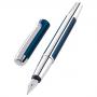 Перьевая ручка Pelikan Elegance Pura P40 Blue Silver F