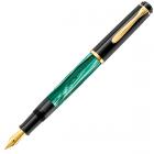 Перьевая ручка Pelikan Elegance Classic M200 Green-Marbled GT M