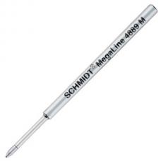 Черный шариковый стержень Schmidt 4889M Megaline Pressurised Ballpoint Pen Refill Medium