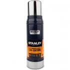 Термос Stanley Classic 0.75л. синий/серебристый