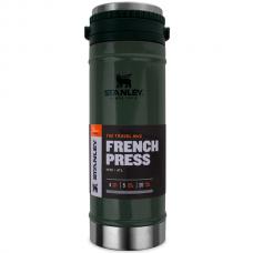 Термокружка Stanley The Travel Mug French Press 0.47л. зеленый