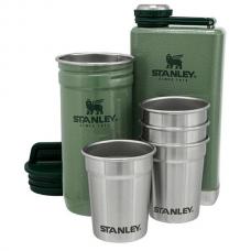 Набор стопок Stanley Adventure Nesting Shot Glass Set + Фляга 0.23л. зеленый