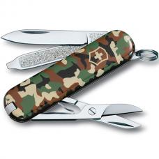 Нож-брелок Victorinox (Викторинокс) Classic Green Camouflage