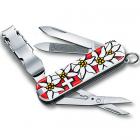 Нож-брелок Victorinox (Викторинокс) Nail Clip 580 Edelweiss