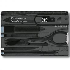 Швейцарская карта Victorinox (Викторинокс) SwissCard Classic Translucent Black