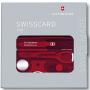 Швейцарская карта Victorinox (Викторинокс) SwissCard Lite Translucent Red