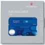 Швейцарская карта Victorinox (Викторинокс) SwissCard Lite Translucent Blue