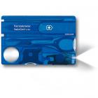 Швейцарская карта Victorinox (Викторинокс) SwissCard Lite Translucent Blue