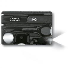 Швейцарская карта Victorinox (Викторинокс) SwissCard Lite Translucent Black