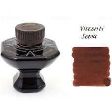 Коричневые чернила во флаконе Visconti Sepia Ink 40мл