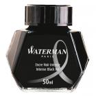 Черные чернила во флаконе Waterman Intense Black 50мл