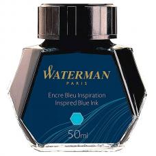 Бирюзовые чернила во флаконе Waterman Inspired Blue Ink 50мл